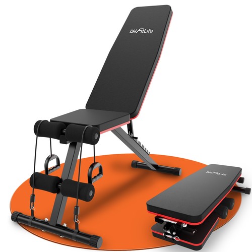 Fitlife hantelbank klappbar - dh,