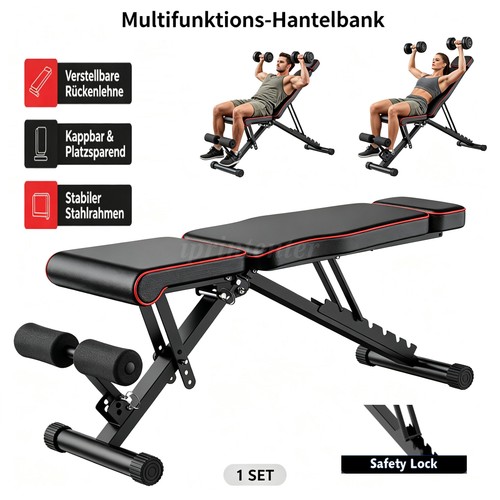 Hantelbank klappbar